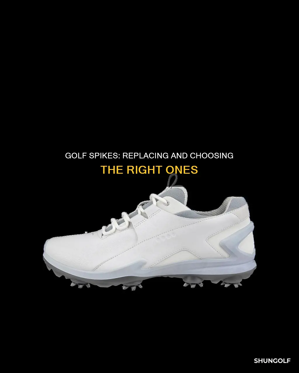 how to change golf spikes