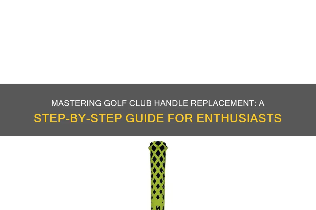 how to change handle on golf club