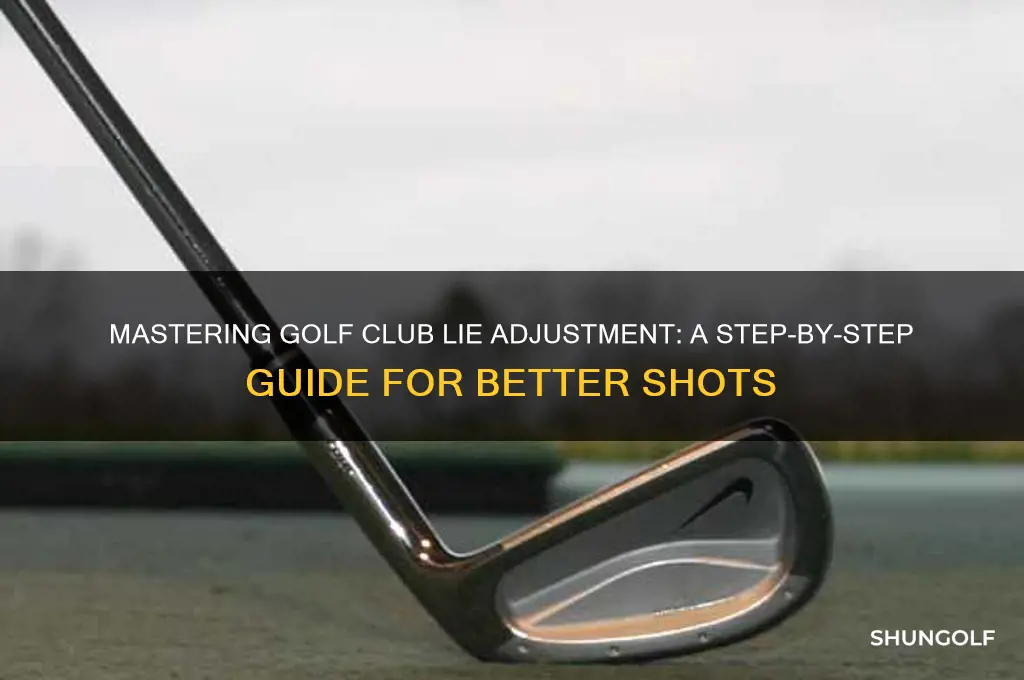 how to change lie on golf club