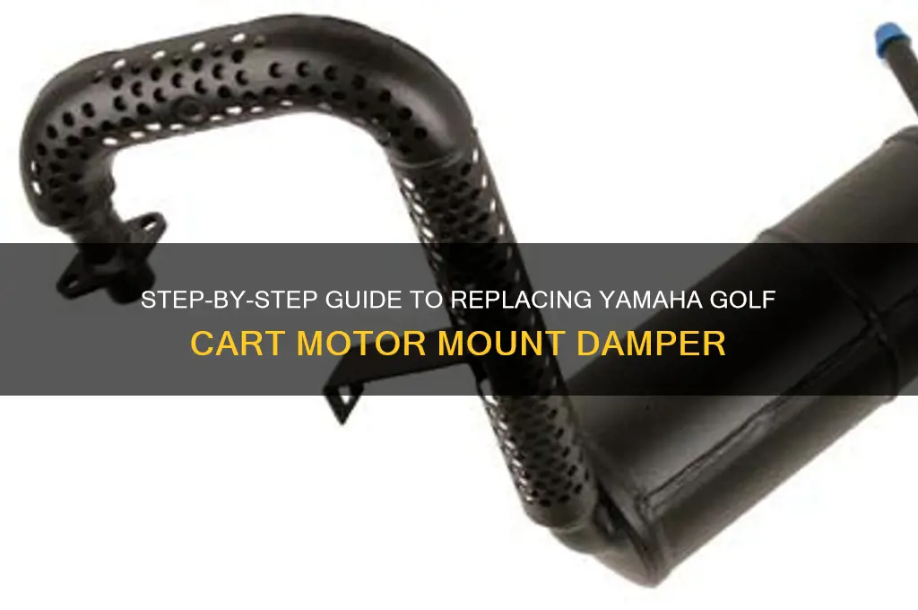 how to change motor mount damper yamaha golf cart