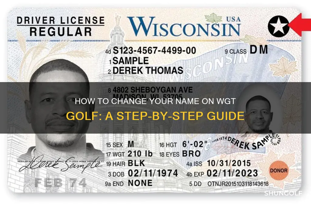 how to change my name on wgt golf