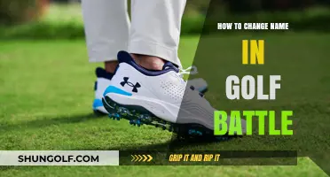 How to Change Your Name in Golf Battle: A Quick Guide