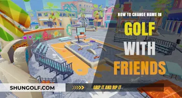 Changing Your Name in Golf With Friends: A Quick Guide