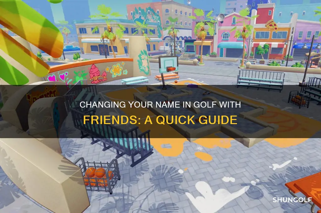how to change name in golf with friends