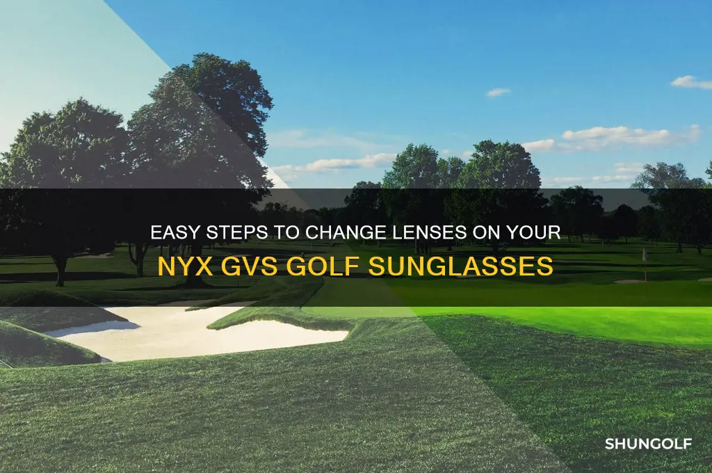 how to change nyx gvs golf sunglasses