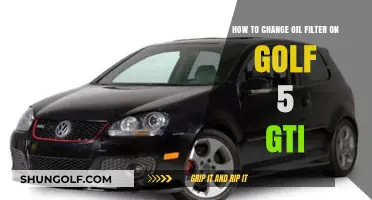 Step-by-Step Guide: Changing Oil Filter on Your Golf 5 GTI