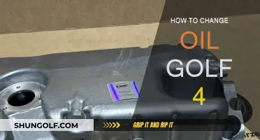 Golf 4 Oil Change: Step-by-Step Guide