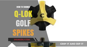 Step-by-Step Guide: Easily Change Q-Lok Golf Spikes for Better Traction