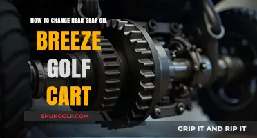 Easy Guide: Changing Rear Gear Oil in Your Breeze Golf Cart