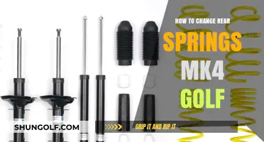 DIY Guide: Changing Rear Springs on Your MK4 Golf Easily