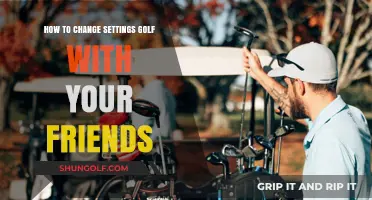 Mastering Golf With Your Friends: A Guide to Adjusting Game Settings
