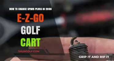 Step-by-Step Guide to Replacing Spark Plugs in a 2006 E-Z-GO Golf Cart