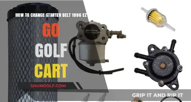 Step-by-Step Guide to Replacing Starter Belt on 1996 EZ Go Golf Cart