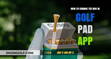 Mastering Tee Box Adjustments in Golf Pad App: A Step-by-Step Guide