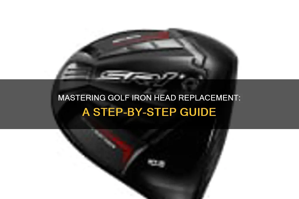 how to change the head on a golf iron