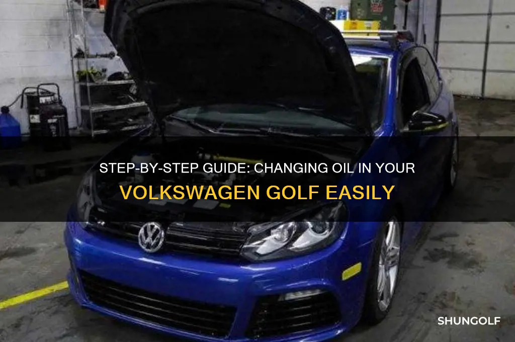 how to change the oil in a volkswagen golf