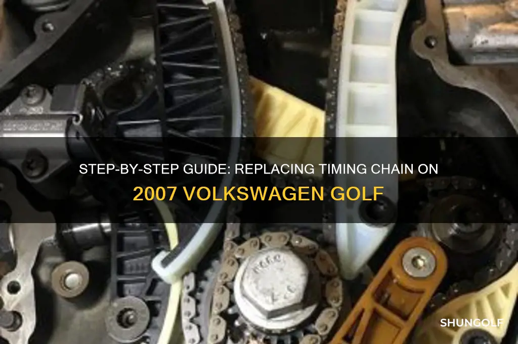 how to change time chain on 2007 volkswagen golf