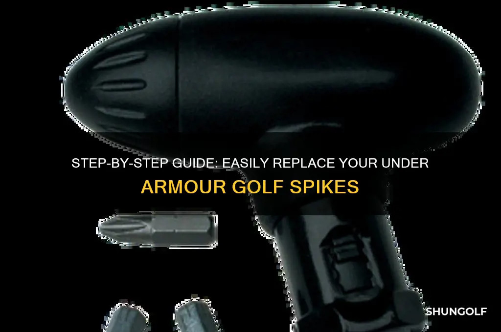 how to change under armour golf spikes