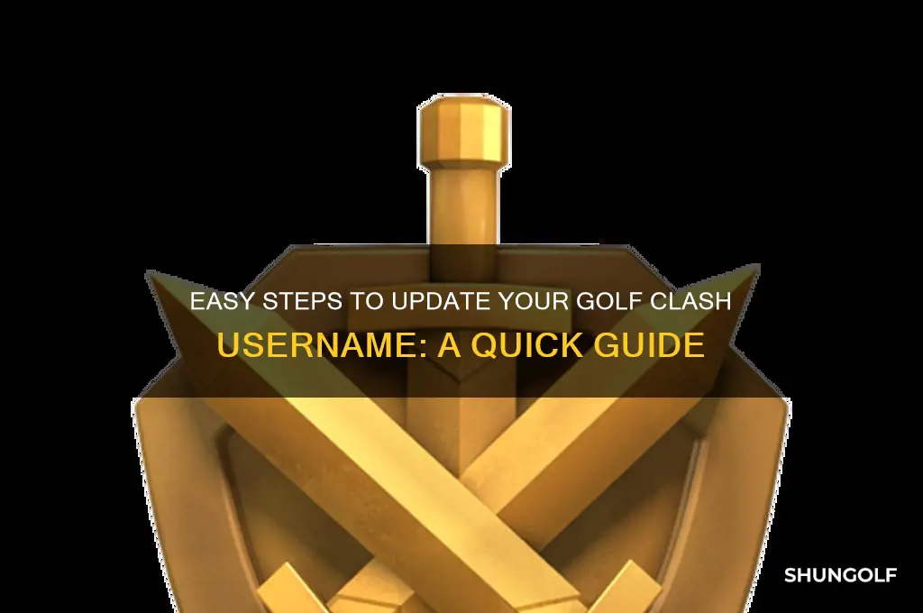 how to change username on golf clash