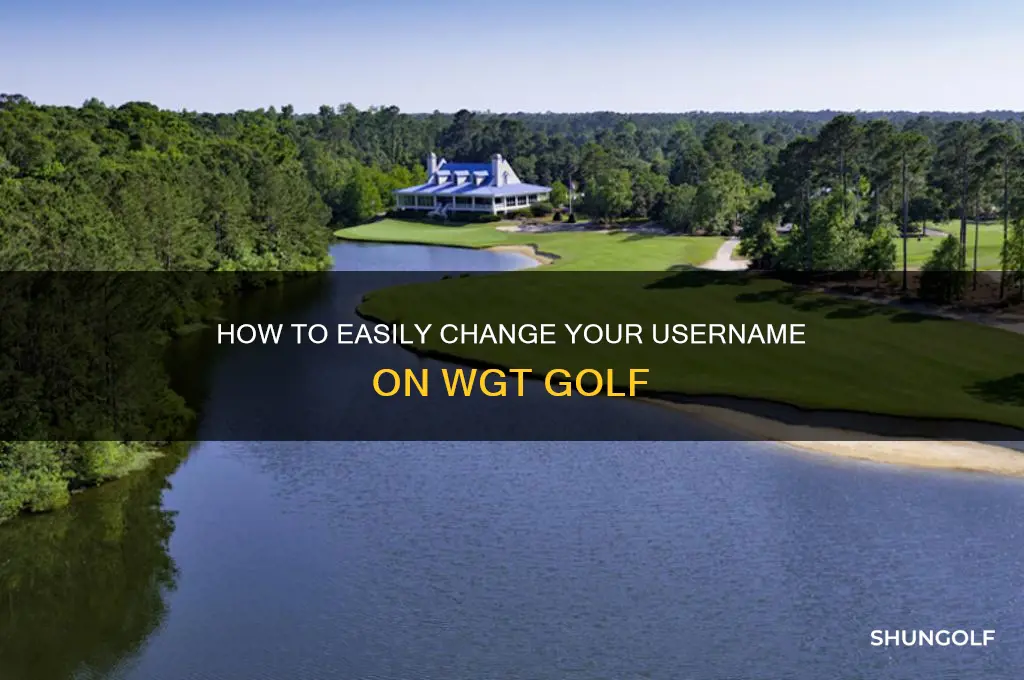 how to change username on wgt golf