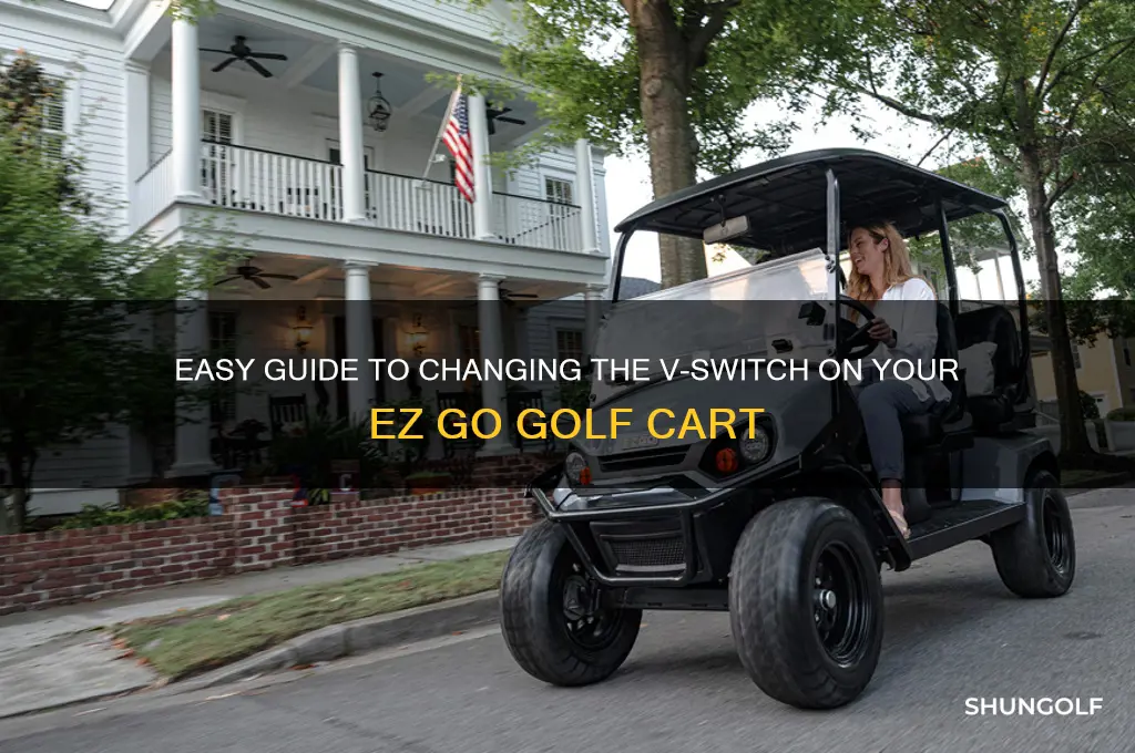 how to change v switch on ez go golf cart