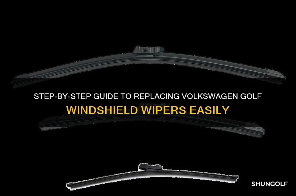 how to change volkswagon golf windshield wipers