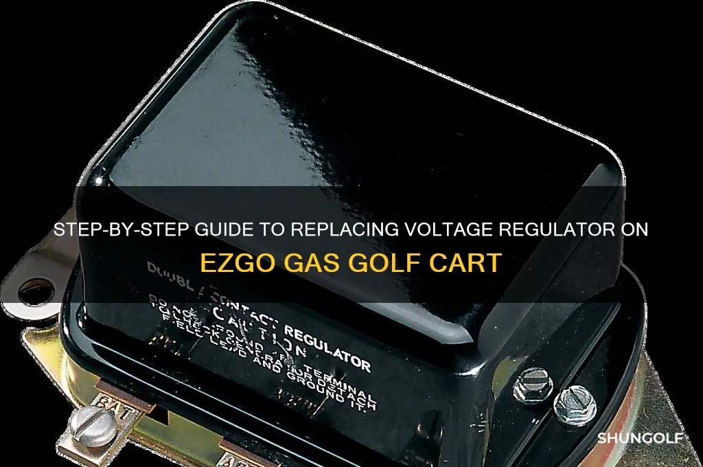 how to change voltage regulator on ezgo gas golf cart
