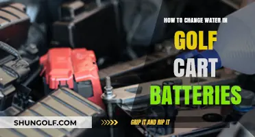 Easy Steps to Safely Change Water in Golf Cart Batteries