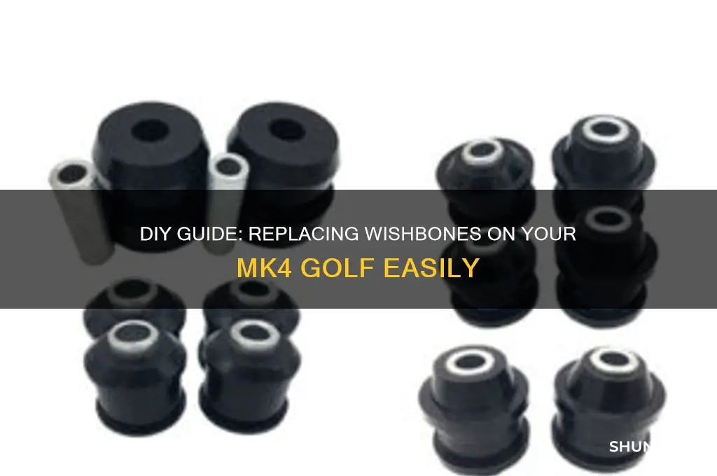 how to change wishbones on mk4 golf