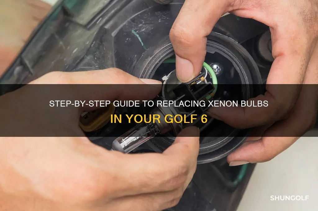 how to change xenon bulb golf 6