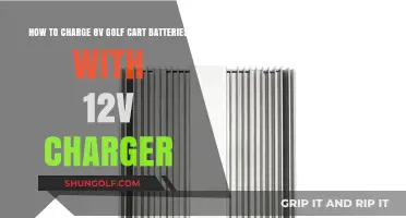 Safely Charging 8V Golf Cart Batteries Using a 12V Charger: A Guide