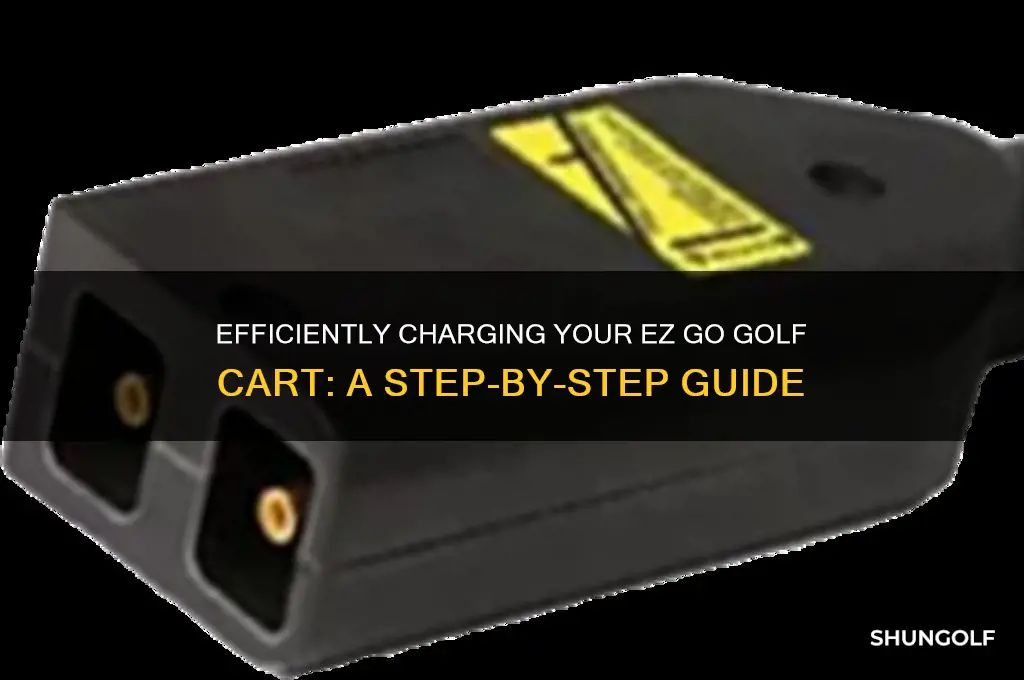 how to charge a ez go golf cart