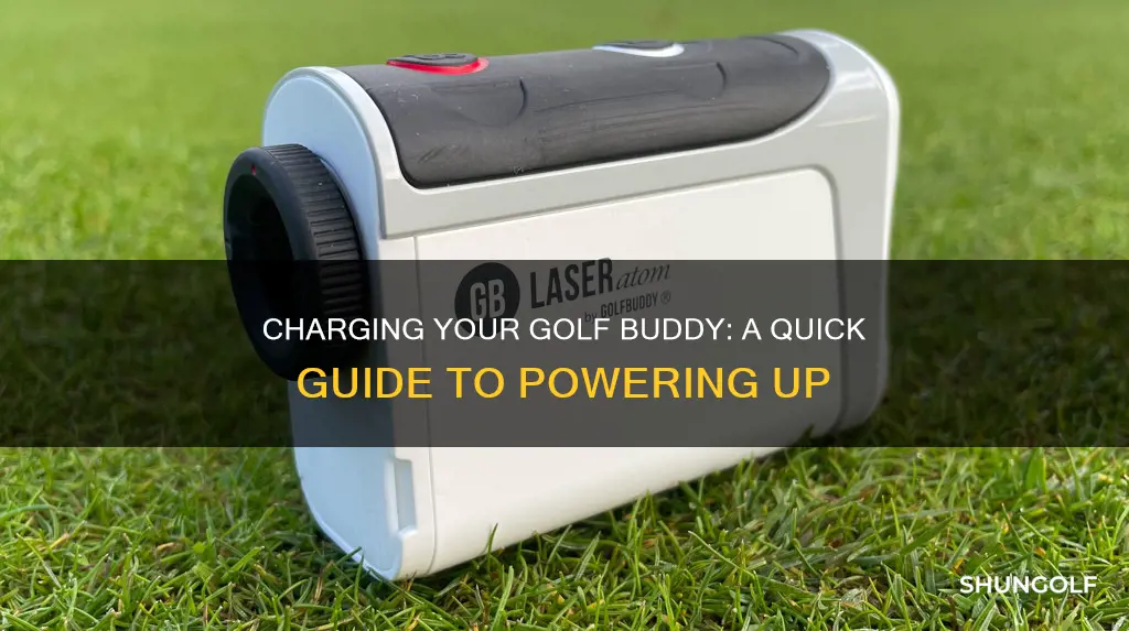 how to charge a golf buddy