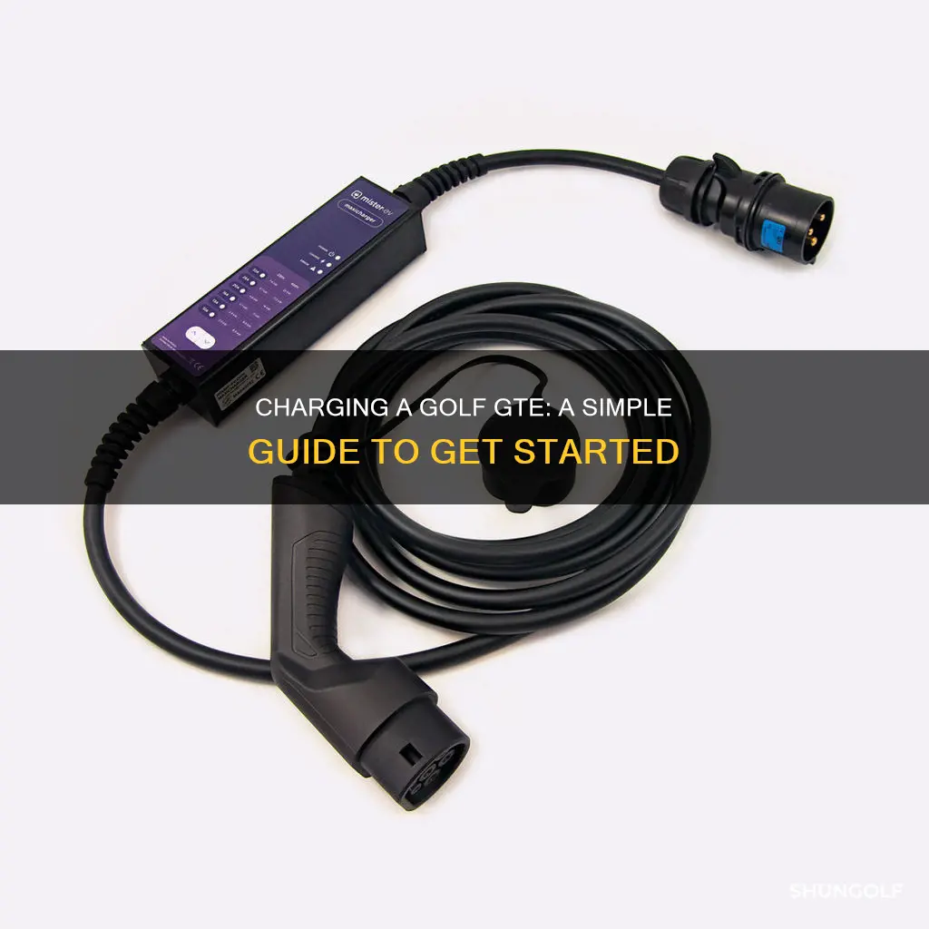 how to charge a golf gte