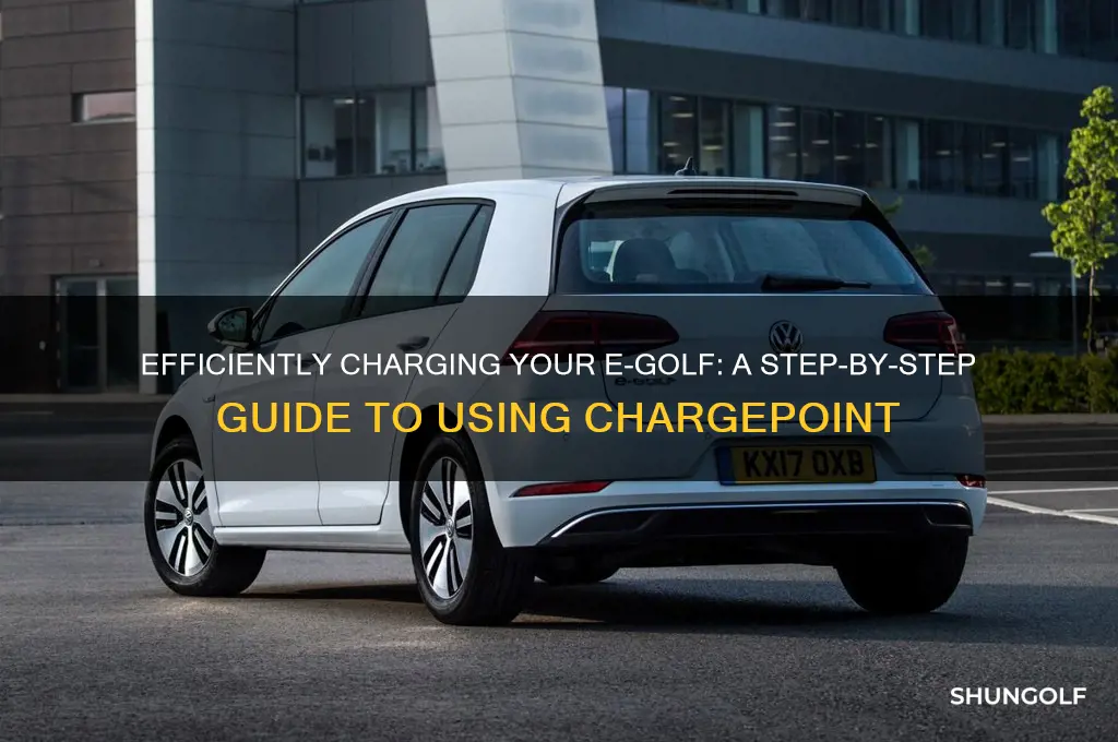 how to charge an e golf chargepoint