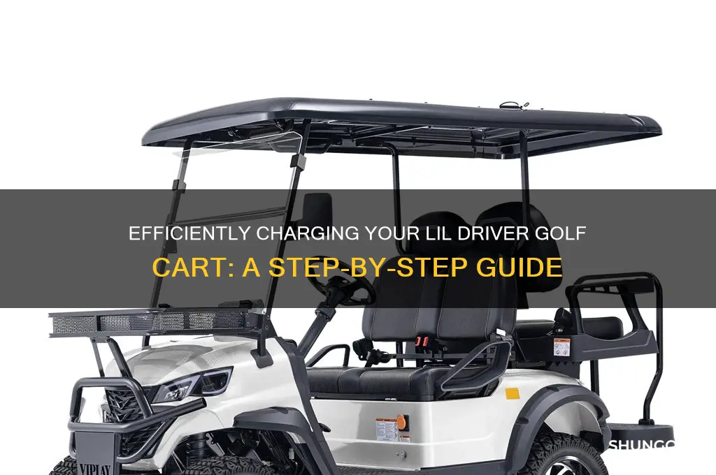 how to charge lil driver golf cart