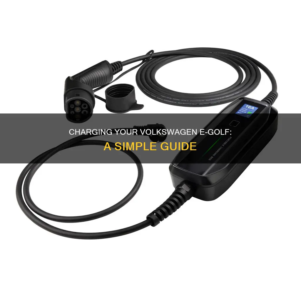 how to charge volkswagen e-golf