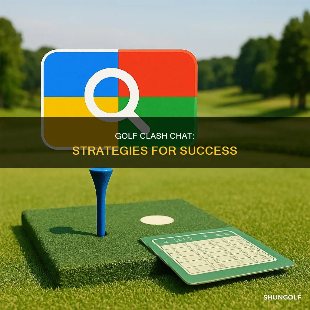 how to chat on golf clash