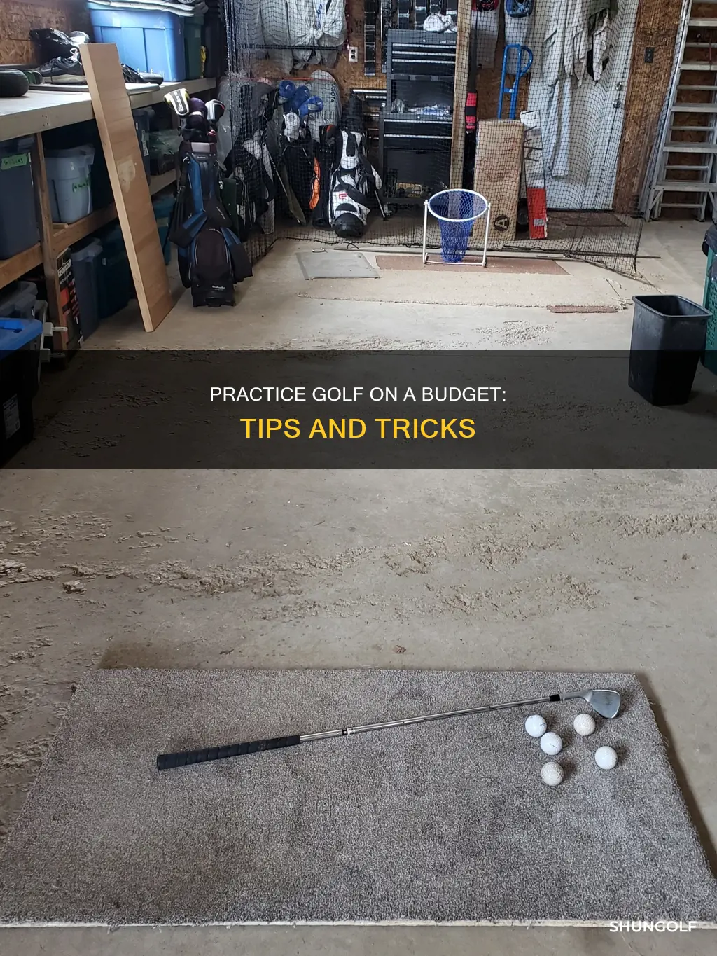 how to cheaply practice golf