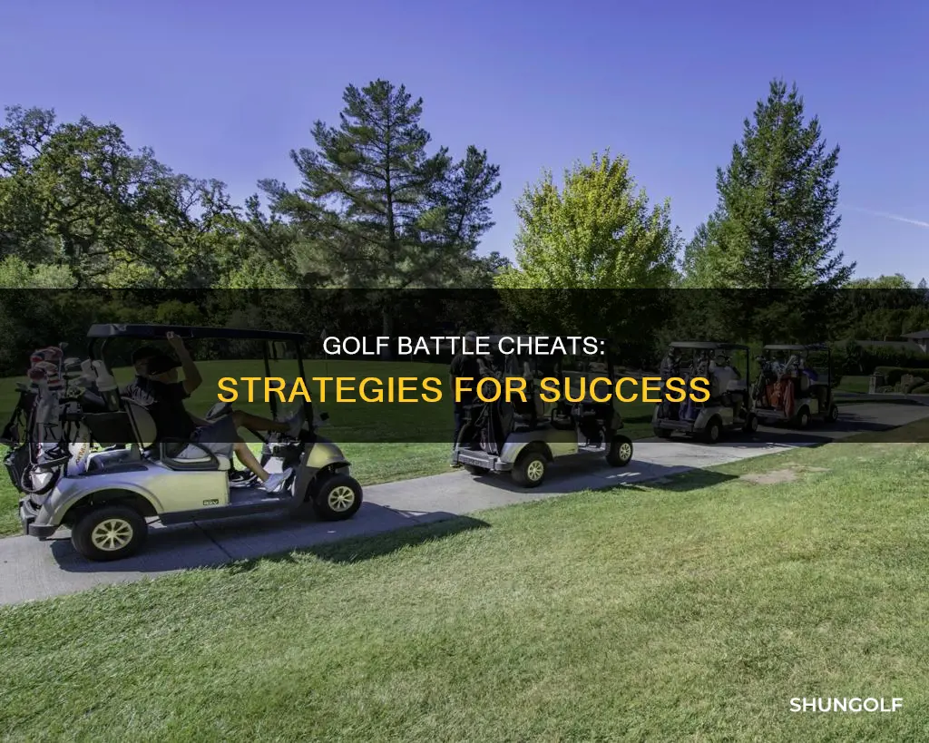 how to cheat at golf battle