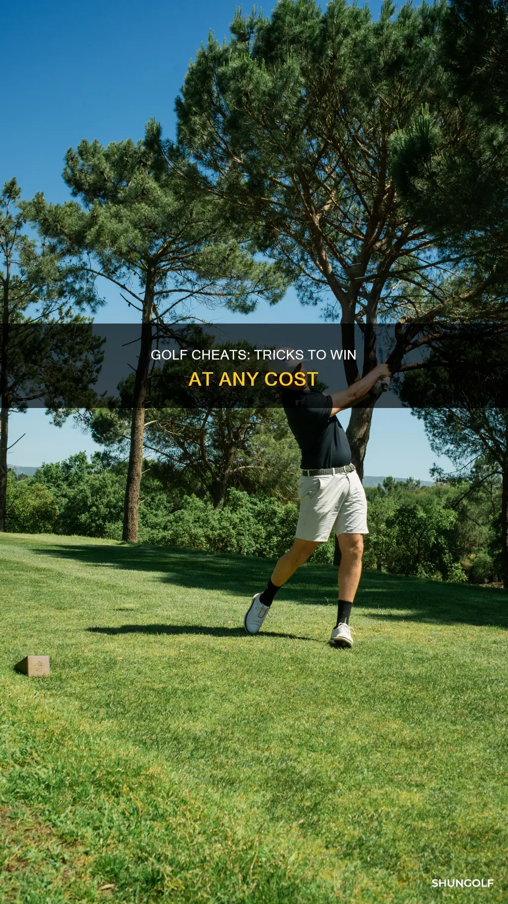 how to cheat at golf