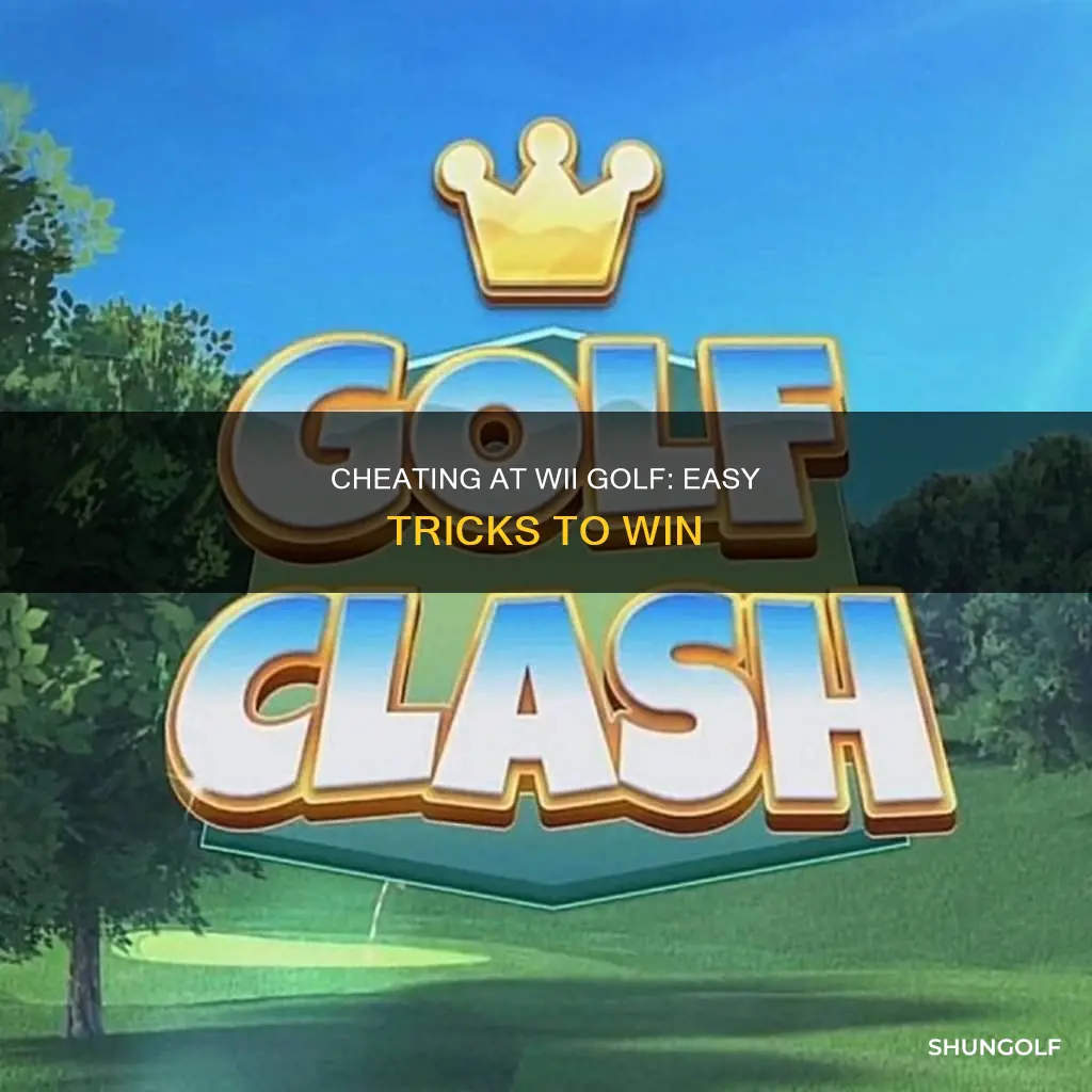 how to cheat at wii golf