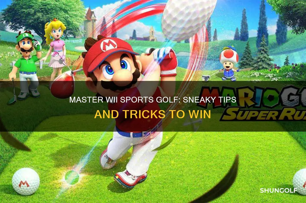 how to cheat in wii sports golf