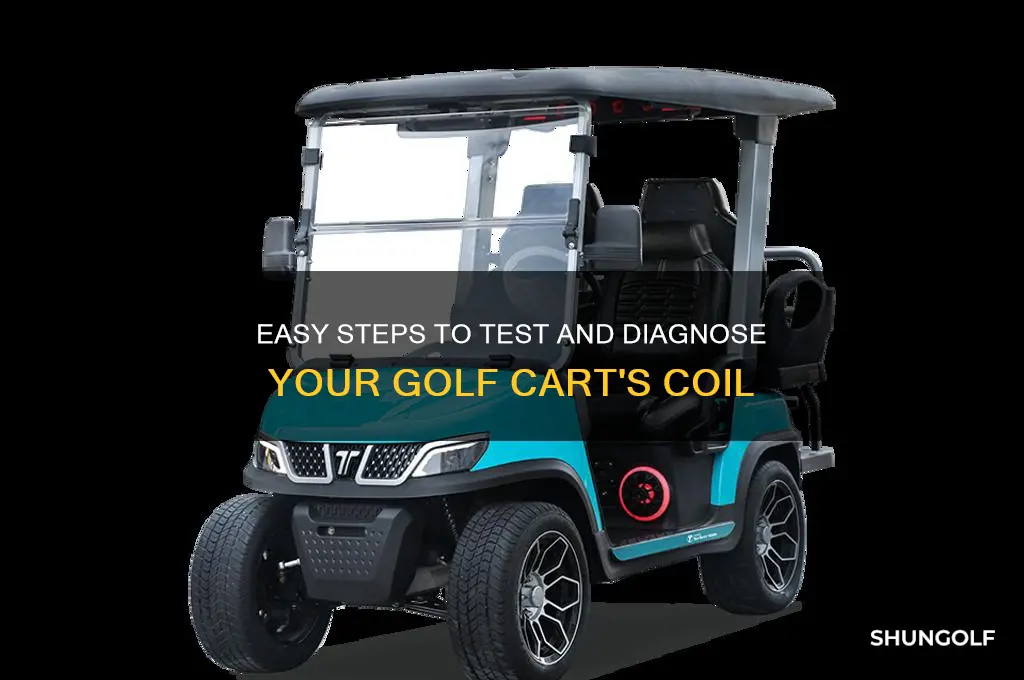 how to check a coil on a golf cart