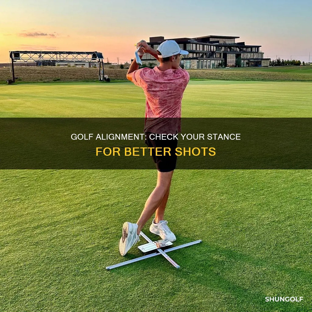 how to check alignment in golf