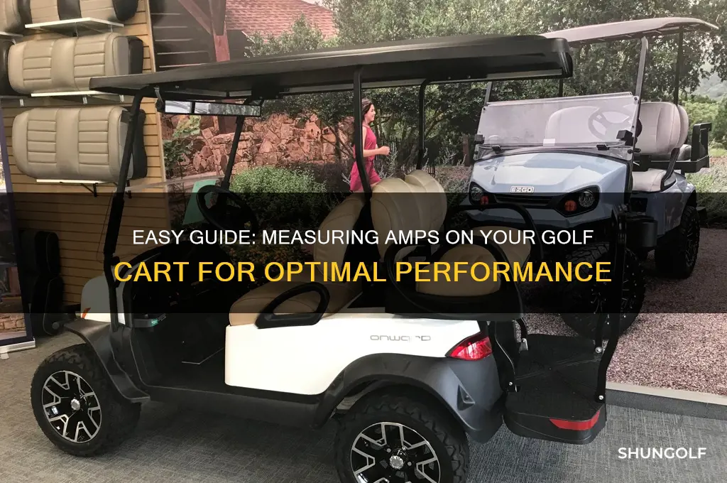 how to check amps on golf cart
