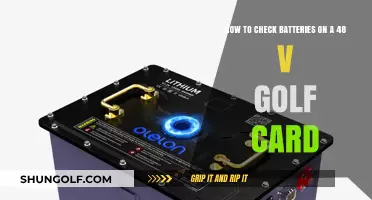 Easy Steps to Check and Maintain Your 48V Golf Cart Batteries