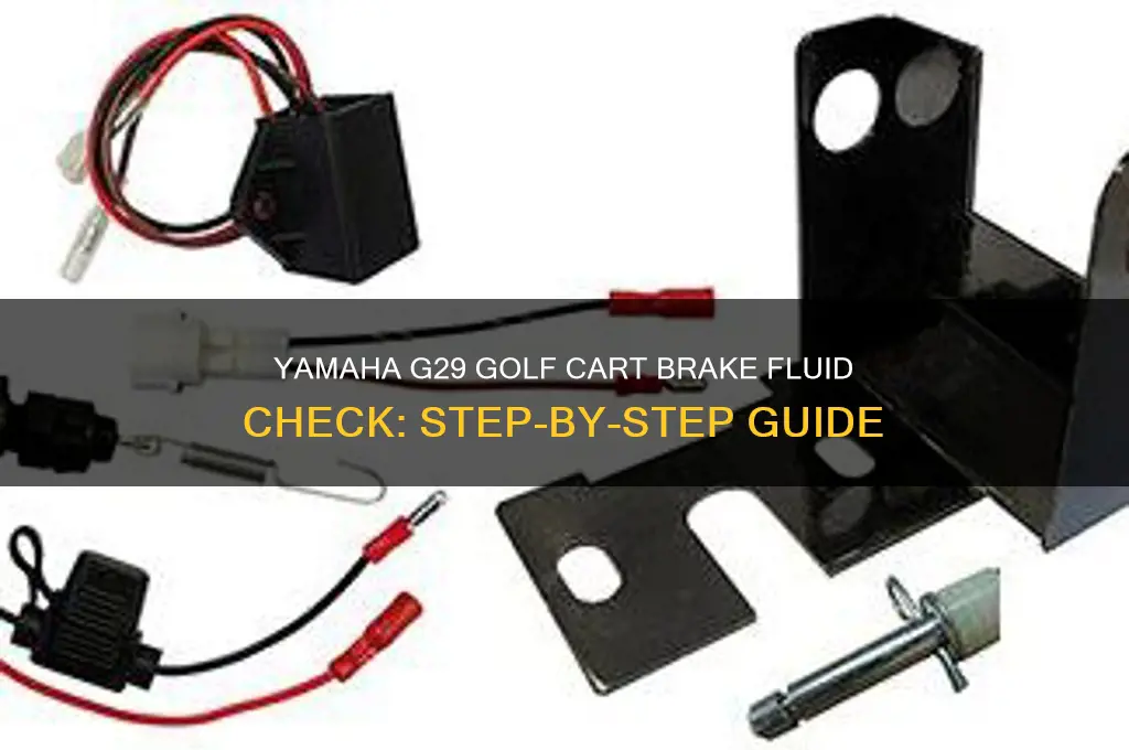 how to check brake fluid on yamaha g29 golf cart