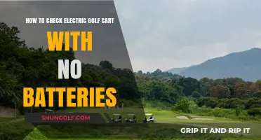 Troubleshooting Electric Golf Carts: Checking Issues Without Batteries