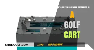 Detecting Weak Golf Cart Batteries: Simple Steps for Quick Diagnosis